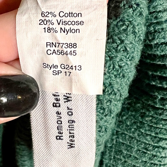 Madewell Pullover Green Sweater - Picture 3 of 4